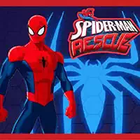 Spiderman Rettung - Pin-Ziehspiel